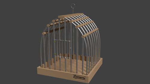 Modern bird cage preview image